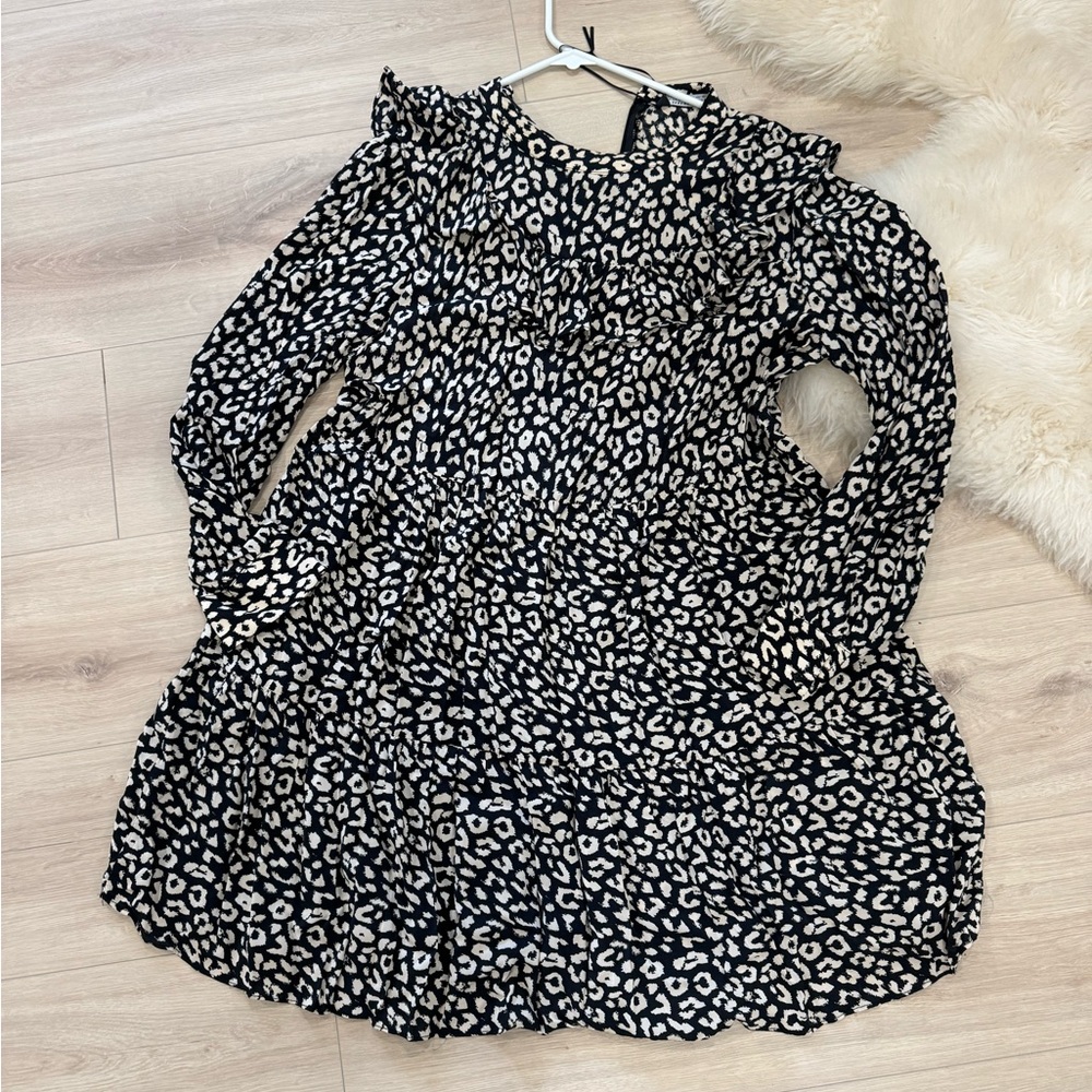 Zara cheetah print dress
